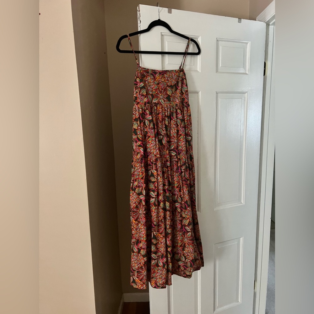 Jcrew tie back midi dress